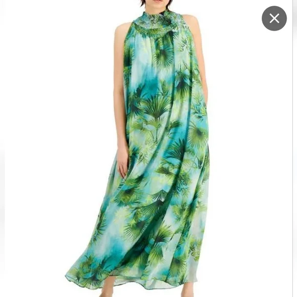 clearance formal dresses under $50 Women's Booked the Trip Peach Multi Tropical Print Maxi Dress | Color: Orange | Size: S